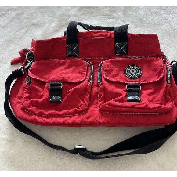 Kipling Handbags - Kipling Bag Duffle Weekender Gym Sports Travel Tote Lightweight Nylon Waterproof